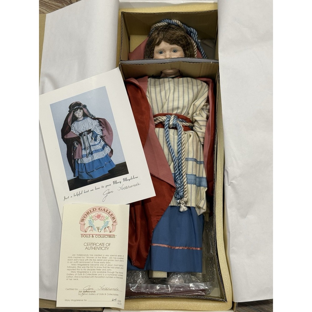 World Gallery Dolls & Collectibles,"Mary Magdelene" By Jan Hollebrands,1993
